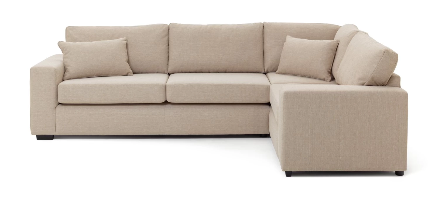 Habitat Eton Fabric Left Hand Corner Sofa - Biege 4 Habitat Eton Fabric Left Hand Corner Sofa - Biege - Image 4