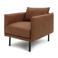 Habitat Moore Leather Armchair - Tan 14 Habitat Moore Leather Armchair - Tan -Habitat Shop 1257216 R Z002A