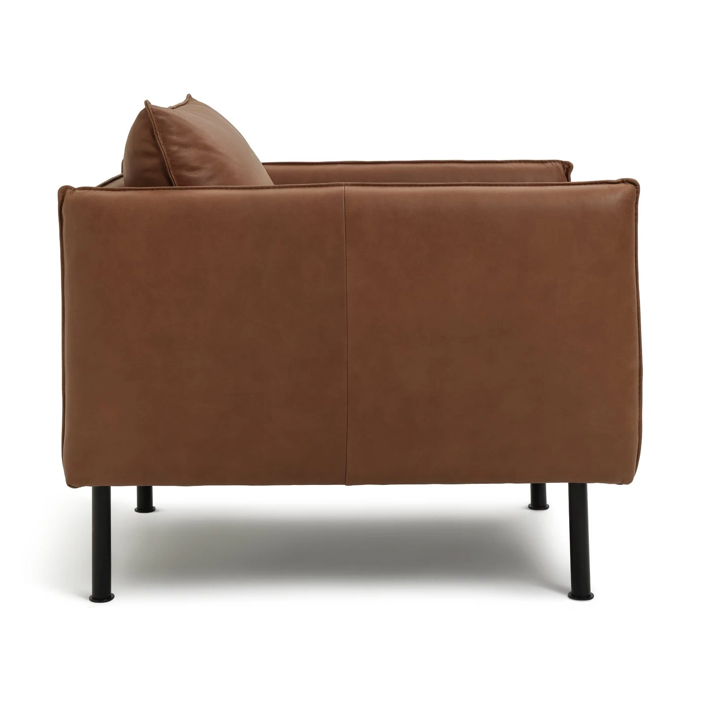 Habitat Moore Leather Armchair - Tan 7 Habitat Moore Leather Armchair - Tan - Image 7