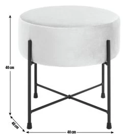 Habitat Jax Metal Footstool - Mint Green 5 Habitat Jax Metal Footstool - Mint Green -Habitat Shop 1259056 R E001