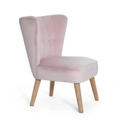 Habitat Alexis Velvet Cocktail Chair - Pink -Habitat Shop 1341225 R Z004A