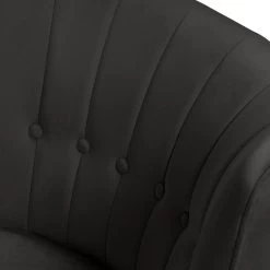 Habitat Alexis Velvet Cocktail Chair - Charcoal -Habitat Shop 1341256 R Z005A