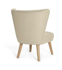 Habitat Alexis Velvet Cocktail Chair - Cream 14 Habitat Alexis Velvet Cocktail Chair - Cream -Habitat Shop 1341294 R Z003A
