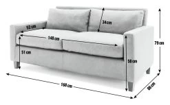 Habitat Chester Leather 2 Seater Sofa - Dark Feet - Tan 12 Habitat Chester Leather 2 Seater Sofa - Dark Feet - Tan -Habitat Shop 1488346 R E001