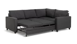 Habitat Seattle Right Corner Fabric Sofa Bed - Charcoal -Habitat Shop 1834196 R Z007A