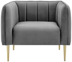 Habitat Lola Velvet Armchair - Charcoal 13 Habitat Lola Velvet Armchair - Charcoal -Habitat Shop 1930825 R Z003A