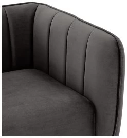 Habitat Lola Velvet Armchair - Charcoal 14 Habitat Lola Velvet Armchair - Charcoal -Habitat Shop 1930825 R Z004A