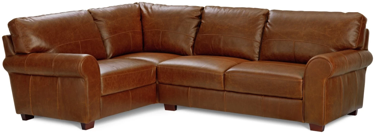 Habitat Salisbury Leather Right Hand Corner Sofa - Tan 1 Habitat Salisbury Leather Right Hand Corner Sofa - Tan