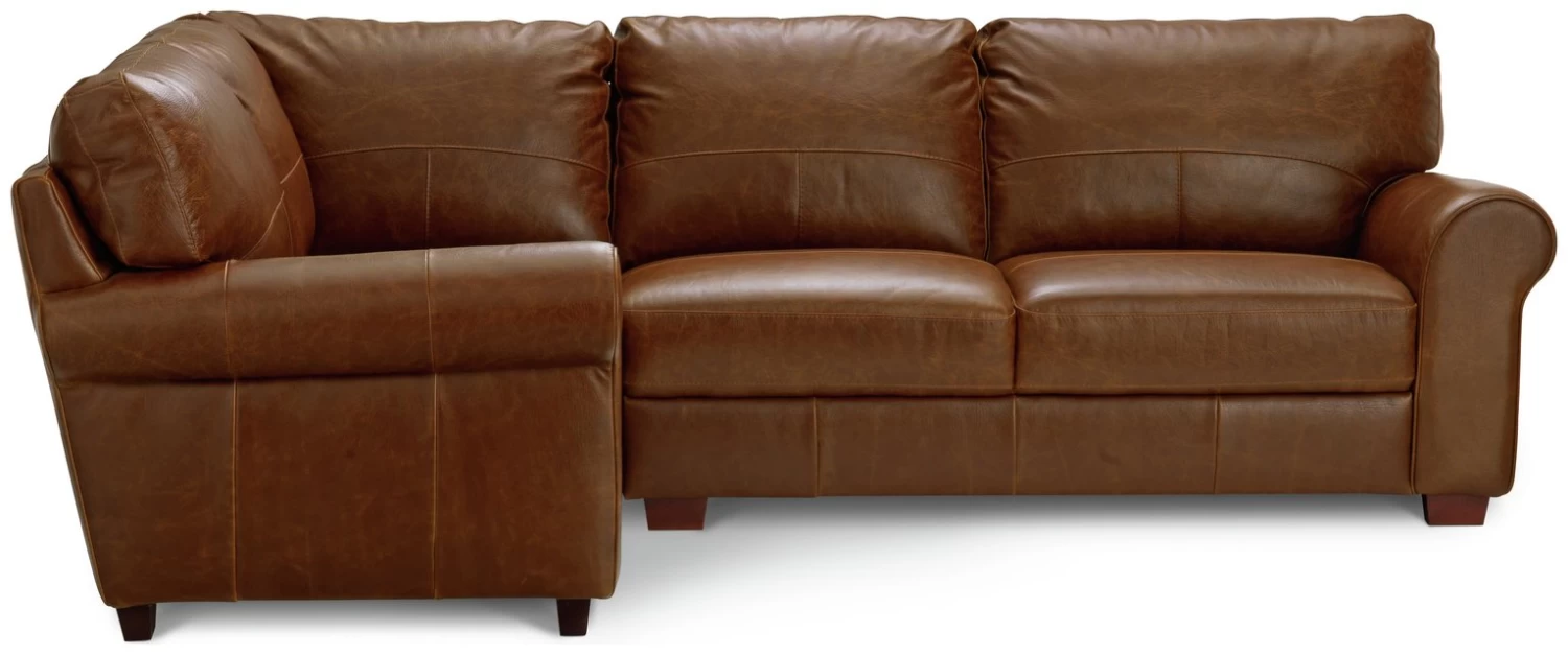 Habitat Salisbury Leather Right Hand Corner Sofa - Tan 2 Habitat Salisbury Leather Right Hand Corner Sofa - Tan - Image 2