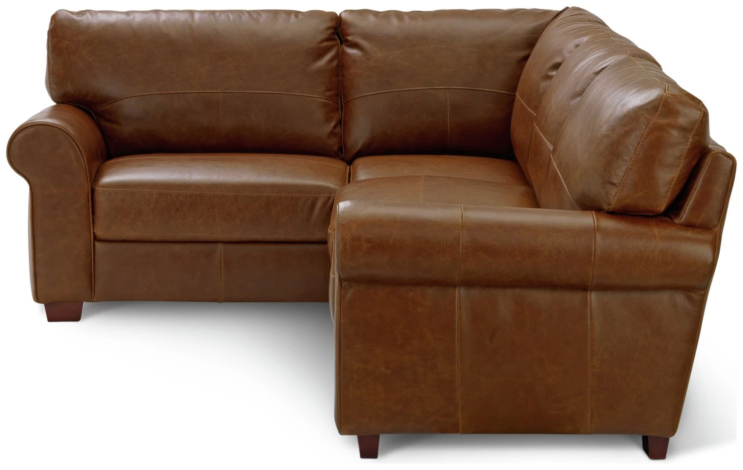 Habitat Salisbury Leather Right Hand Corner Sofa - Tan 3 Habitat Salisbury Leather Right Hand Corner Sofa - Tan - Image 3