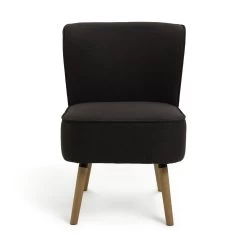 Habitat Eppy Fabric Accent Chair - Charcoal