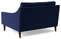 Swoon Turin Velvet Cuddle Chair - Ink Blue 12 Swoon Turin Velvet Cuddle Chair - Ink Blue -Habitat Shop 1991493 R Z004A