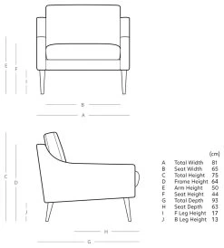 Swoon Turin Velvet Armchair - Burnt Orange -Habitat Shop 1991716 R E001