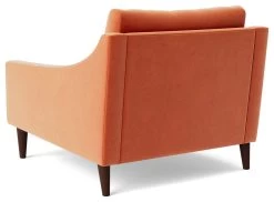Swoon Turin Velvet Armchair - Burnt Orange -Habitat Shop 1991716 R Z004A