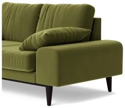 Swoon Tulum Velvet 2 Seater Sofa - Fern Green -Habitat Shop 1991905 R Z004A