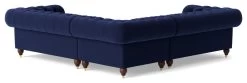 Swoon Winston Velvet 5 Seater Corner Sofa - Ink Blue 13 Swoon Winston Velvet 5 Seater Corner Sofa - Ink Blue -Habitat Shop 1993398 R Z005A