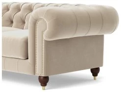 Swoon Winston Velvet 2 Seater Sofa - Taupe -Habitat Shop 1993532 R Z004A