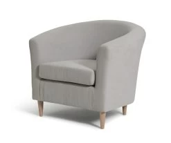 Habitat Fabric Tub Chair - Natural -Habitat Shop 1994933 R Z002A
