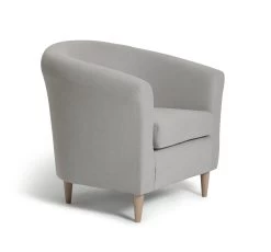 Habitat Fabric Tub Chair - Natural -Habitat Shop 1994933 R Z004A