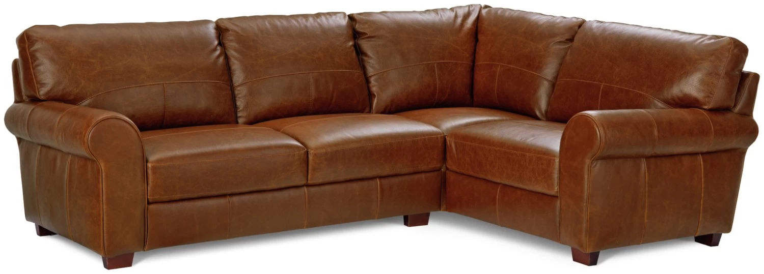 Habitat Salisbury Leather Left Hand Corner Sofa - Tan 1 Habitat Salisbury Leather Left Hand Corner Sofa - Tan