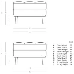 Swoon Berlin Velvet Ottoman Footstool - Fern Green 9 Swoon Berlin Velvet Ottoman Footstool - Fern Green -Habitat Shop 1996546 R E001