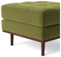Swoon Berlin Velvet Ottoman Footstool - Fern Green 11 Swoon Berlin Velvet Ottoman Footstool - Fern Green -Habitat Shop 1996546 R Z004A