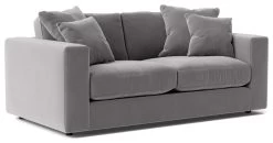 Swoon Althaea Velvet 2 Seater Sofa - Silver Grey 15 Swoon Althaea Velvet 2 Seater Sofa - Silver Grey -Habitat Shop 1997679 R Z006A