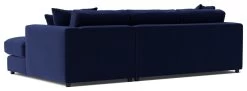 Swoon Althaea Velvet Right Hand Corner Sofa - Ink Blue -Habitat Shop 1998458 R Z004A