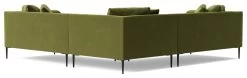Swoon Alena Velvet 5 Seater Corner Sofa - Fern Green -Habitat Shop 1999471 R Z005A