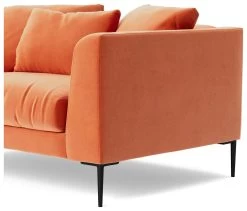Swoon Alena Velvet Cuddle Chair - Burnt Orange 13 Swoon Alena Velvet Cuddle Chair - Burnt Orange -Habitat Shop 1999945 R Z005A