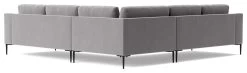 Swoon Almera Velvet 5 Seater Corner Sofa - Silver Grey -Habitat Shop 2000778 R Z005A