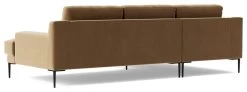 Swoon Almera Velvet Left Hand Corner Sofa - Biscuit -Habitat Shop 2000833 R Z005A