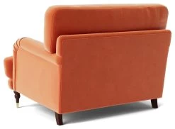 Swoon Charlbury Velvet Cuddle Chair - Burnt Orange -Habitat Shop 2001722 R Z004A