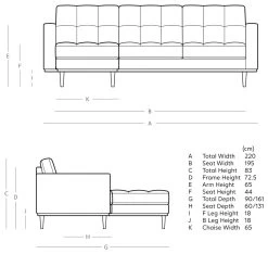 Swoon Berlin Velvet Left Hand Corner Sofa - Silver Grey -Habitat Shop 2004949 R E001
