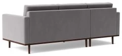 Swoon Berlin Velvet Left Hand Corner Sofa - Silver Grey -Habitat Shop 2004949 R Z005A