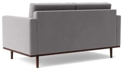 Swoon Berlin Velvet 2 Seater Sofa - Silver Grey -Habitat Shop 2006088 R Z005A