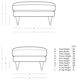 Swoon Charlbury Velvet Ottoman Footstool - Taupe 9 Swoon Charlbury Velvet Ottoman Footstool - Taupe -Habitat Shop 2006198 R E001