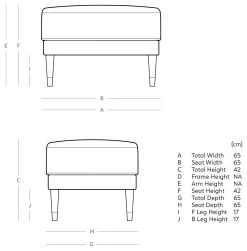 Swoon Rieti Velvet Ottoman Footstool - Granite Grey 9 Swoon Rieti Velvet Ottoman Footstool - Granite Grey -Habitat Shop 2009016 R E001