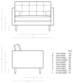 Swoon Porto Velvet Cuddle Chair - Burnt Orange -Habitat Shop 2011798 R E001