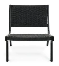 Habitat Faro Woven Paper Rope And Oak Accent Chair - Black 14 Habitat Faro Woven Paper Rope And Oak Accent Chair - Black -Habitat Shop 2013112 R Z001A
