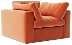 Swoon Seattle Velvet Armchair - Burnt Orange -Habitat Shop 2015309 R Z002A