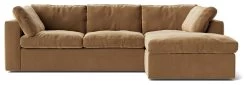 Swoon Seattle Velvet Right Hand Corner Sofa - Biscuit 11 Swoon Seattle Velvet Right Hand Corner Sofa - Biscuit -Habitat Shop 2017606 R Z003A