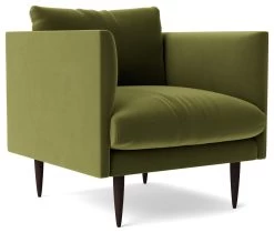 Swoon Luna Velvet Armchair - Fern Green 12 Swoon Luna Velvet Armchair - Fern Green -Habitat Shop 2023092 R Z002A