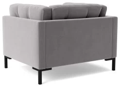 Swoon Landau Velvet Armchair - Silver Grey 14 Swoon Landau Velvet Armchair - Silver Grey -Habitat Shop 2023865 R Z004A