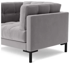 Swoon Landau Velvet Armchair - Silver Grey 15 Swoon Landau Velvet Armchair - Silver Grey -Habitat Shop 2023865 R Z005A