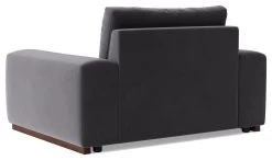 Swoon Denver Velvet Cuddle Chair - Granite Grey 12 Swoon Denver Velvet Cuddle Chair - Granite Grey -Habitat Shop 2024118 R Z004A