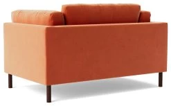 Swoon Munich Velvet Cuddle Chair - Burnt Orange -Habitat Shop 2025272 R Z004A