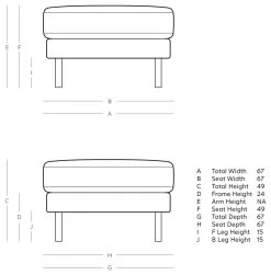 Swoon Munich Velvet Ottoman Footstool - Biscuit 9 Swoon Munich Velvet Ottoman Footstool - Biscuit -Habitat Shop 2026408 R E001