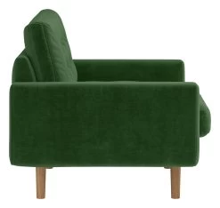 Habitat Fenner Velvet ArmChair - Moss Green -Habitat Shop 2063461 R Z004A