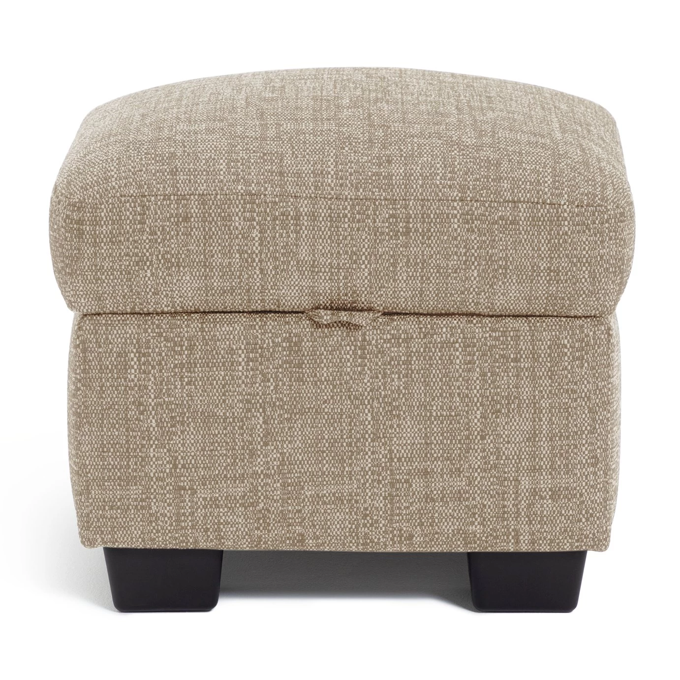 Habitat Lisbon Fabric Storage Footstool - Beige 1 Habitat Lisbon Fabric Storage Footstool - Beige